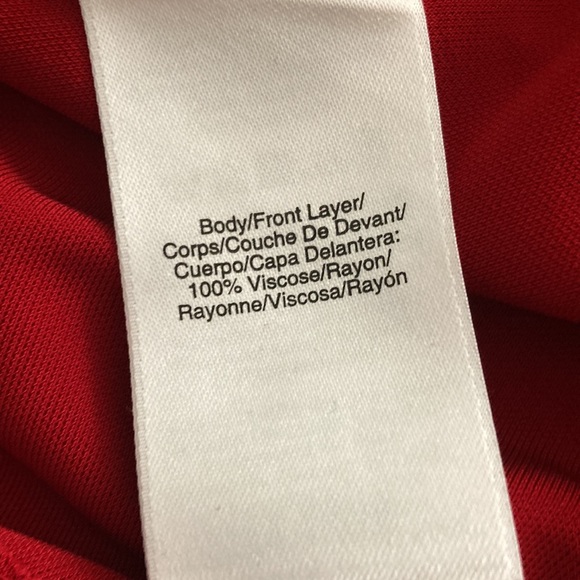 DKNY Large Red High and low midi dress - Picture 10 of 10